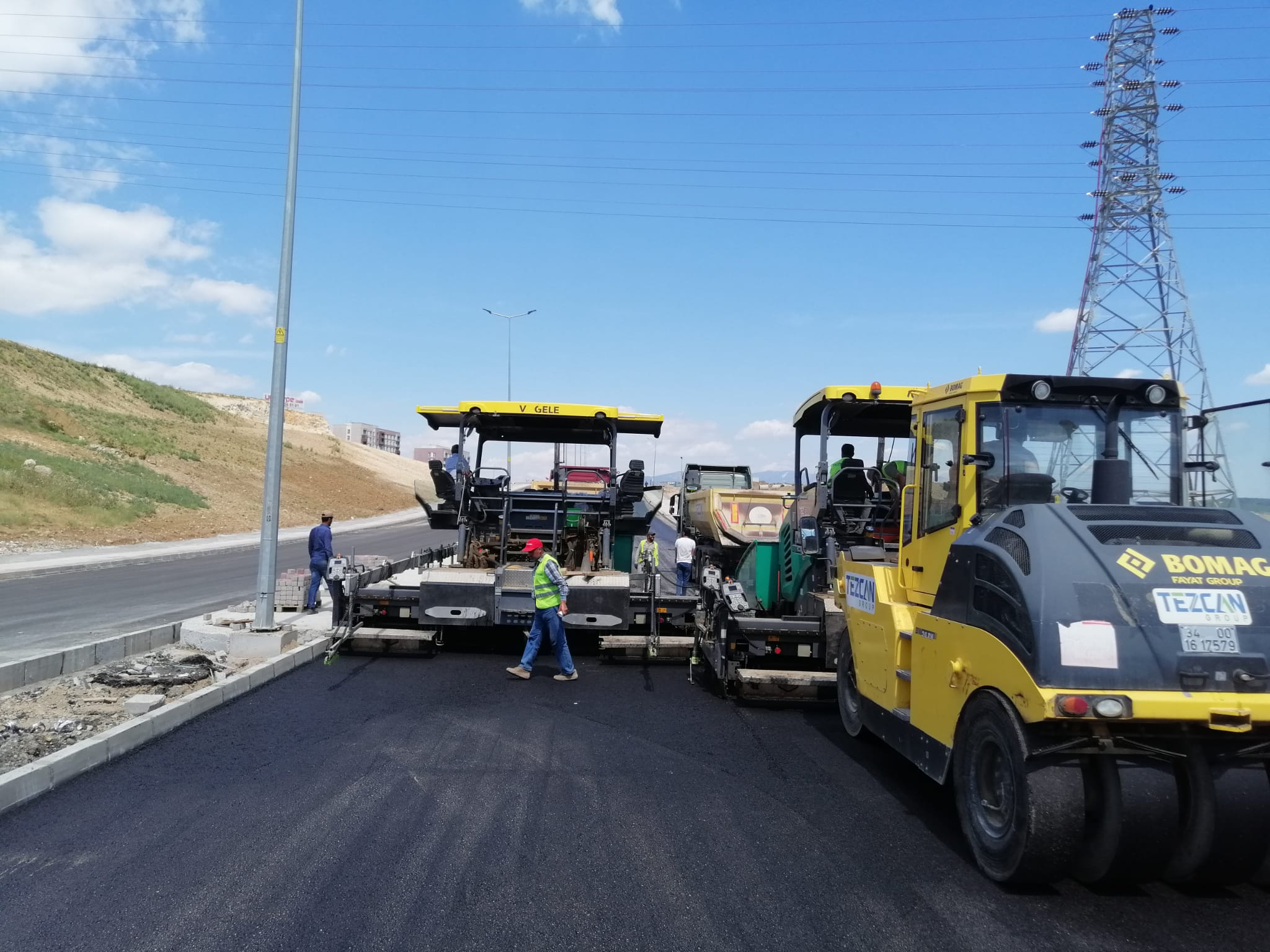 KARABAĞLAR UZUNDERE KENTSEL DÖNÜŞÜM ALANI YOL YAPIM İŞİ